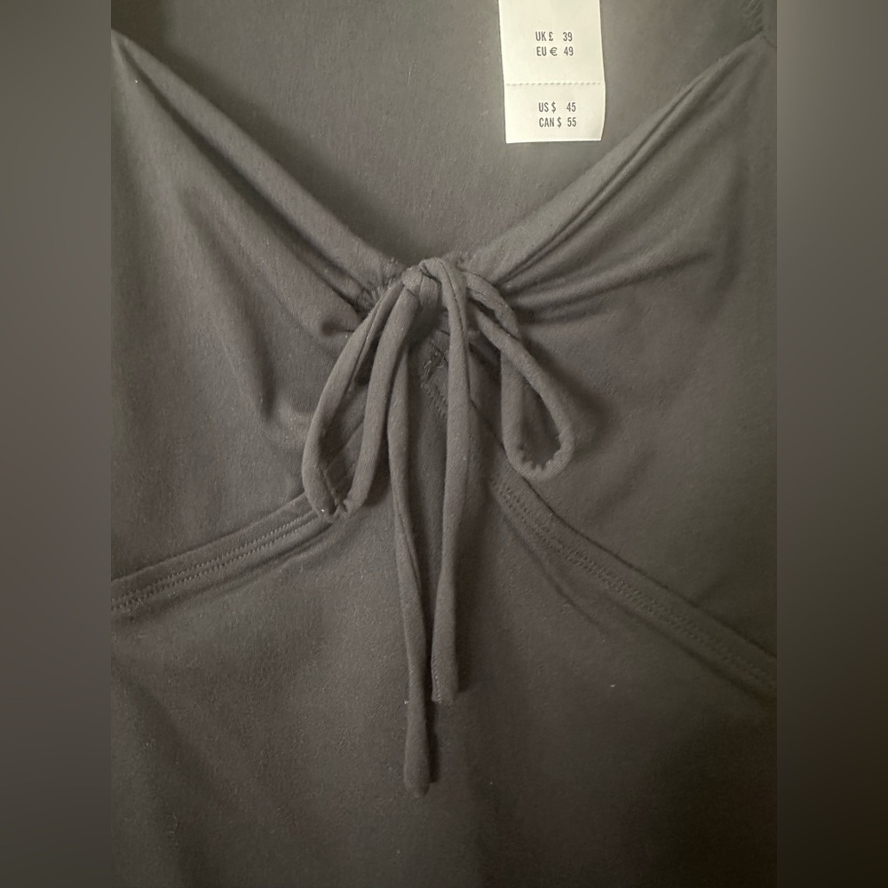 NEW! Abercrombie & Fitch Black Long Sleeve Bodysuit Size Small - Picture 6 of 8